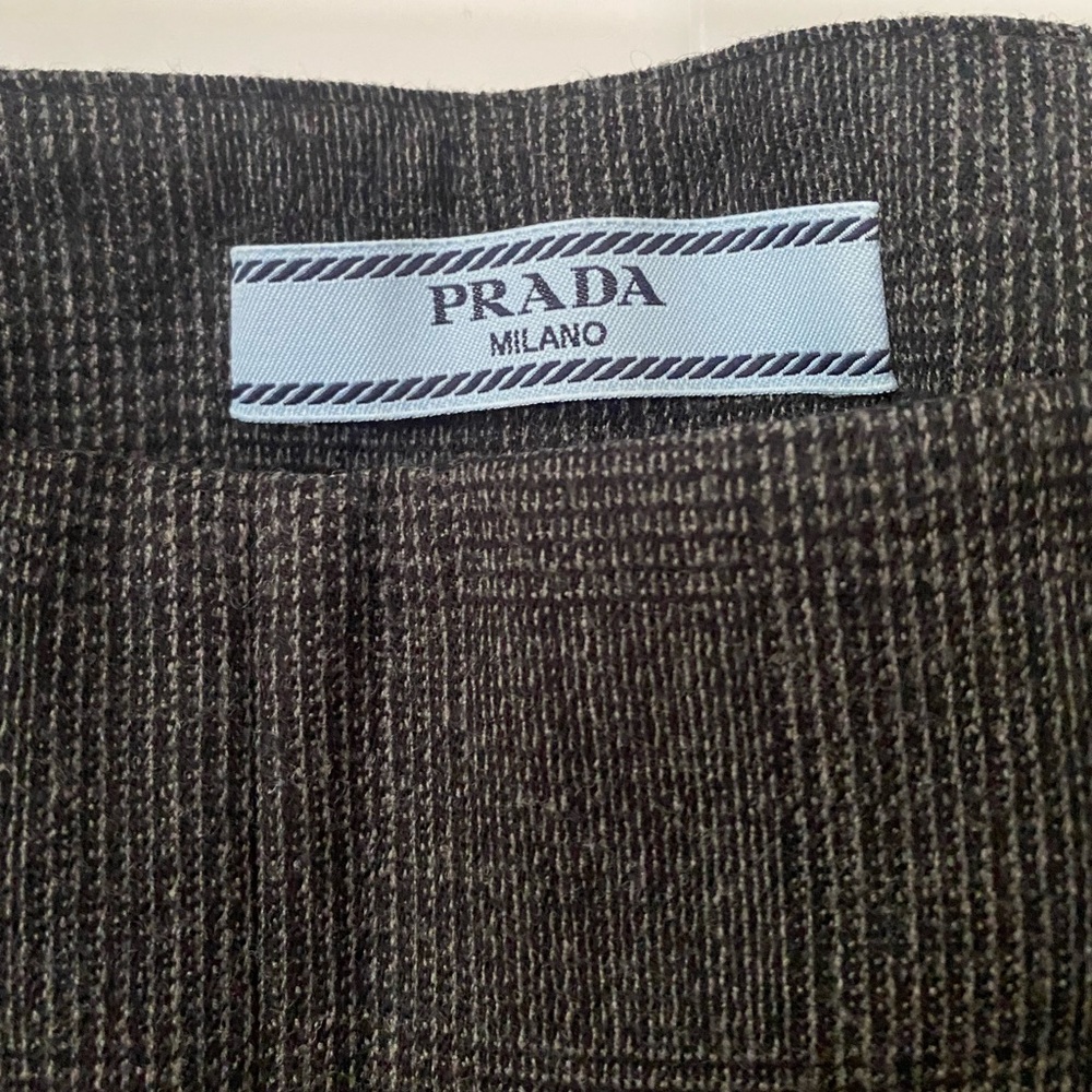 Prada Tailored Wool Slim Leg Pants